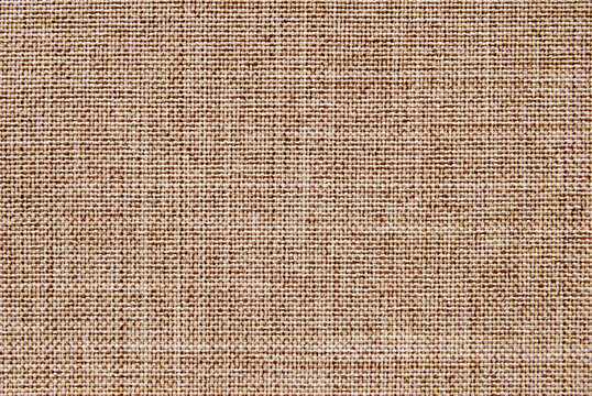 Linen fabric for background, brown gunny canvas texture as background
