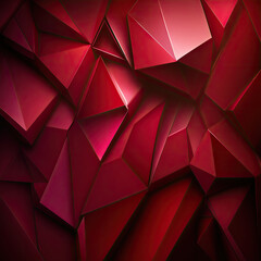 Fototapeta na wymiar Ruby Red Gemstone Background - Gemstones Textures Backdrop Series - Red Ruby Wallpaper created with Generative AI technology