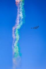 Frecce tricolore acrobatiche della aeronautica italiana