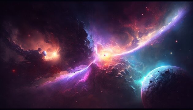 real space background wallpaper