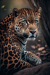 Fototapeta na wymiar Portrait of a Jaguar