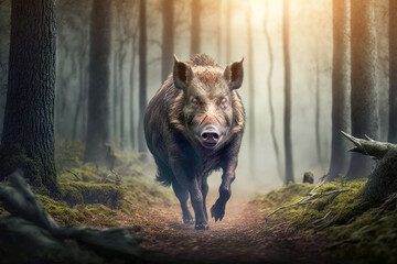 Hiking Accident Wild Boar