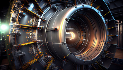 Part of The Large Hadron Collider.