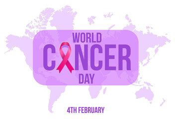 World Cancer Day concept. 4th February.