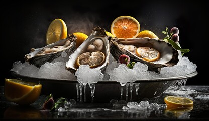 Oyster on the rocks