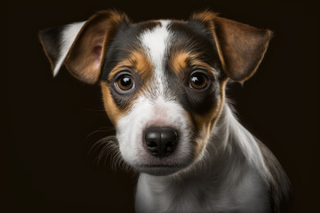 Adorable Jack Russell Terrier on Dark Background - Perfect for Your Website or Blog!