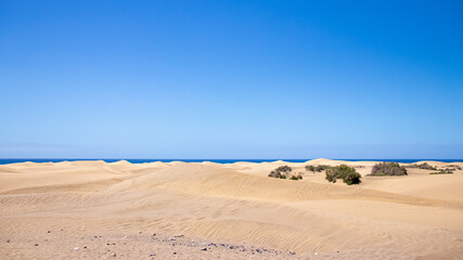 sand beach and sky gran canaria Maspalomas
