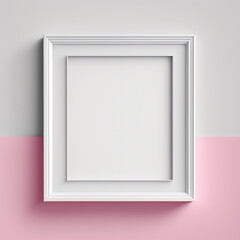 large art frame - picture frame on wall - white frame