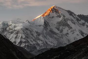 Printed roller blinds Cho Oyu Stunning sunset on Cho Oyu (8188m) in late afternoon. Photo taken from Gokyo village.