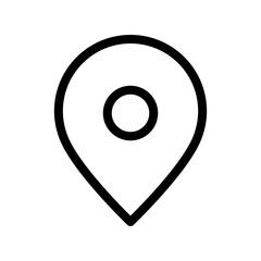 Pin icon for web and mobile app. Location sign and symbol. destination icon. map pin