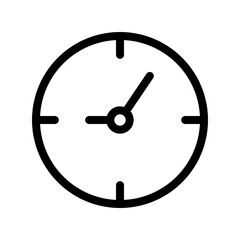 Clock icon in trendy flat style isolated on background. Clock icon page symbol for your web site design Clock icon logo, app, UI. Clock icon Vector illustration