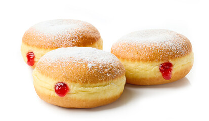 freshly baked jelly donuts