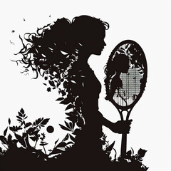 tennis, silhouette, sport, tennis, player, ball, people, illustration, soccer, football, action, athlete, game, competition, silhouettes, black, fun, sports, racket, play, body, men, woman, activity, 