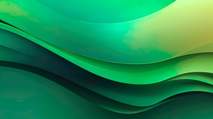 Abstract green background, Green theme, Wallpaper, Generative Ai