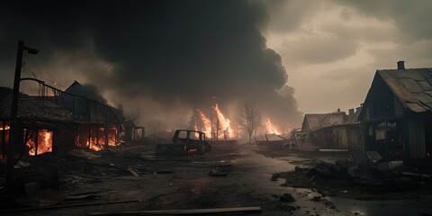 after the apocalypse - wasteland left after an extinction-level event