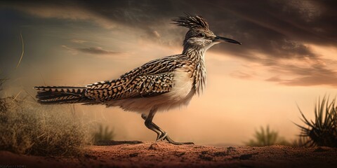 roadrunner wandering the Arizona desert