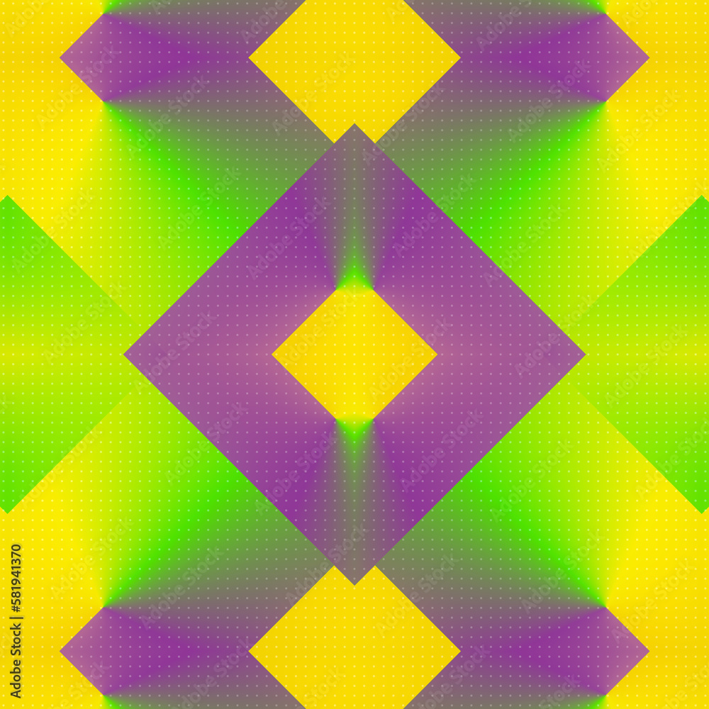 Poster bright multicolor geometric background. futuristic kaleidoscopic pattern. 3d rendering digital illus