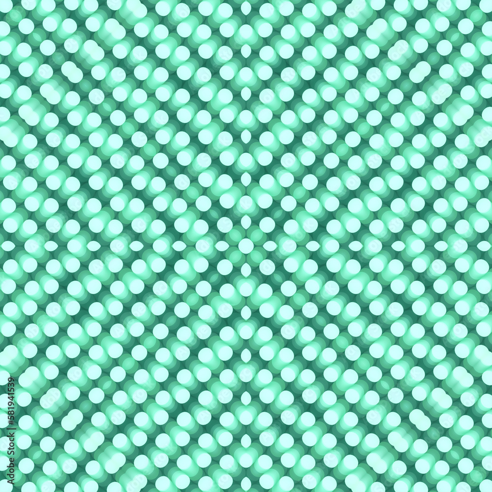 Leinwandbilder digital background with kaleidoscopic pattern of cylindrical shapes. 3d rendering illustration