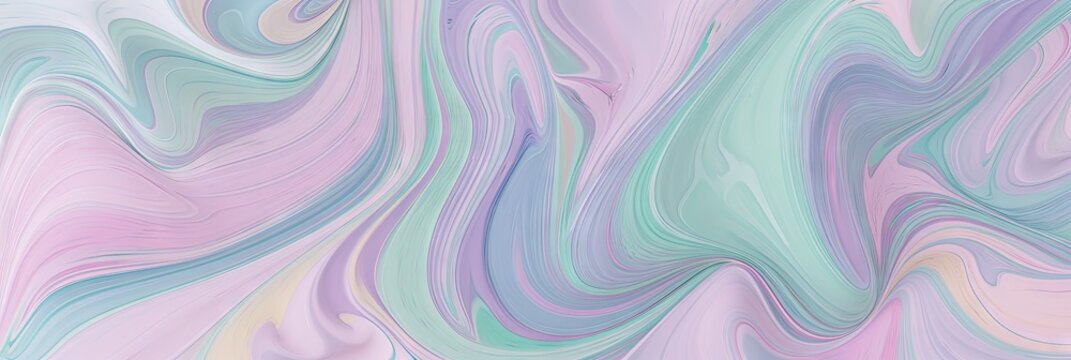 colorful pastel paint swirls