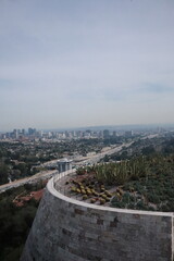 view of the LA