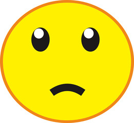 Emoji emoticon sad png sticker symbol