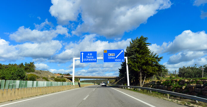 Autoestrada A22 in Algarve, Portugal