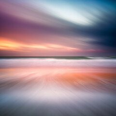 Obraz premium sunset over the sea