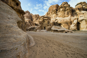 Entrance to Little Petra, Siq al-Barid, Jordan
