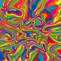 Fototapeta premium abstract pattern color background psicodelic lines ilustration wallpaper