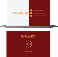 Brochure cover design layout,Simple Business Card for professional business,Double-sided creative business Card.