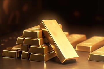 gold bars. generative AI