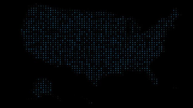 doted lines world USA map global texture 