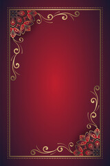 classic bacground, with an ornamental frame
