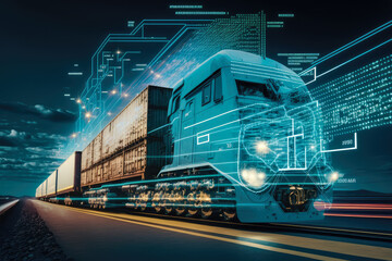 Collaborative logistics operations with modern infrastructure and real-time data analytics, generative ai