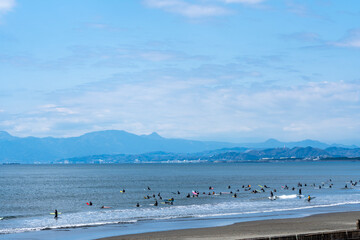 神奈川県　湘南海岸の風景