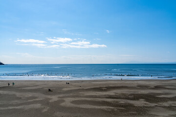 Fototapeta na wymiar 神奈川県　湘南海岸の風景