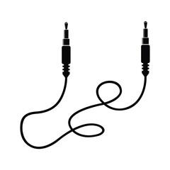 audio cable icon vector