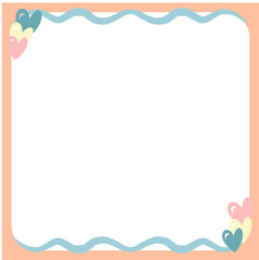 Love Frame Decoration