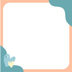 Love Frame Decoration