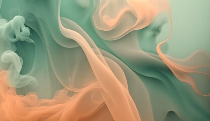 Pastel Color Abstract Gradient Background with Smoke Texture