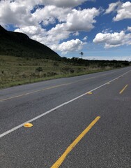 Cycling on the road, Alto Paraíso /GO