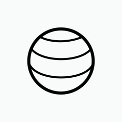 Globe Icon - Vector, Sign and Symbol for Design, Presentation, Website or Apps Elements