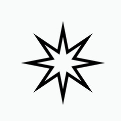 Fototapeta premium • Star Icon - Vector, Sign and Symbol for Design, Presentation, Website or Apps Elements