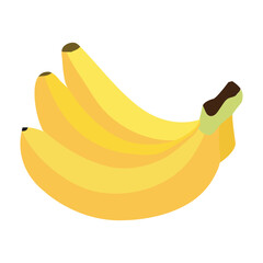 a bunch of ripe bananas look very beautiful with their yellow color.
