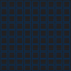 Black background seamless pattern with blue colored contacts.