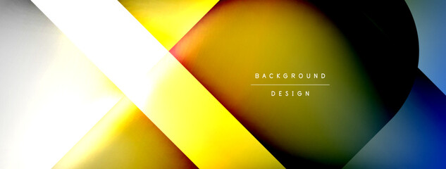 Shadow lines vector techno banner and light effects. Techno Illustration For Wallpaper, Banner, Background, Card, Book Illustration, landing page