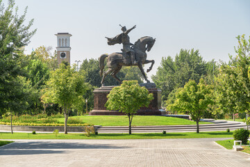 Monument of Amir Timur (Tamerlane) in Tashkent, Uzbekistan