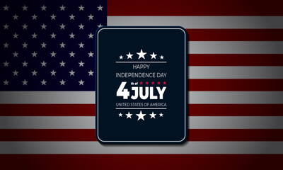 Happy Independence Day USA 4th of July background design