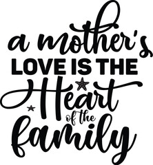 A Mother's Love is the Heart of the Family