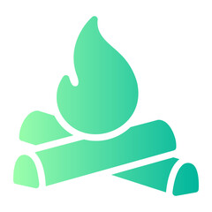 campfire gradient icon